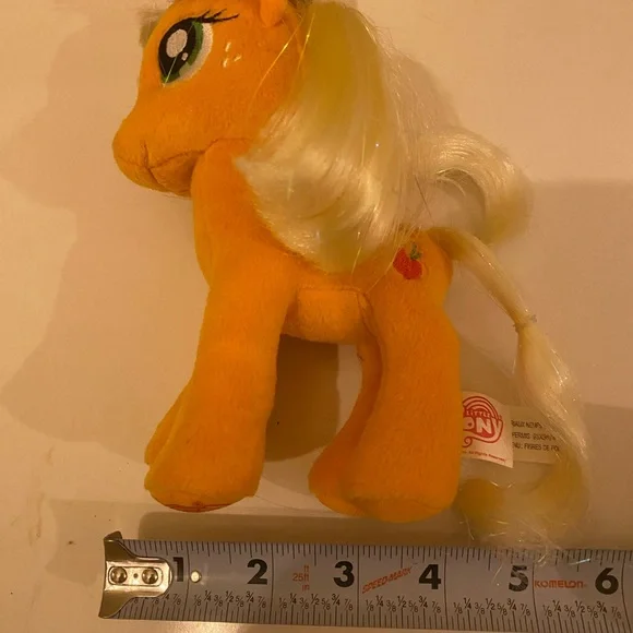 Apple Jack My Little Pony Orange and Yellow Stuffed Animal - Picture 6 of 12
